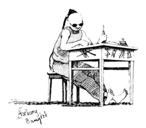 A WRITER OF LOTTERY TICKETS.