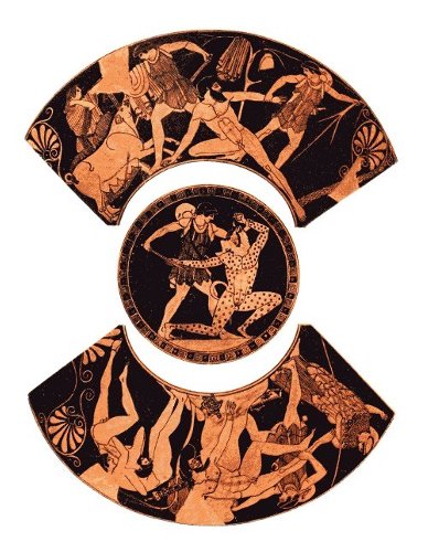 Gorgons On Athenian Pottery 6th Century Bc Stock Illustration