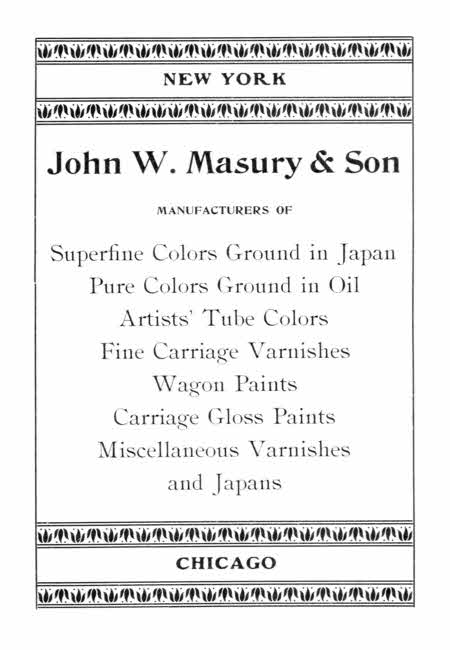 John W. Masury & Son