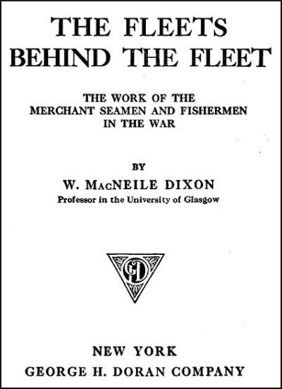Title page for The Fleets Behind the Fleet