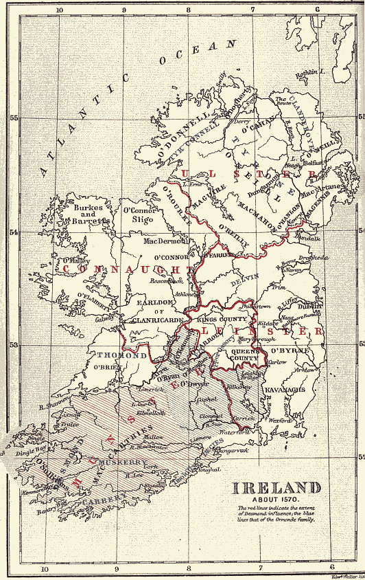 IRELAND ABOUT 1570