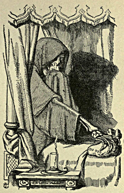 Skeletal figure, the dead hand