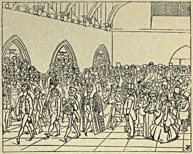Westminster Hall, procession of judges