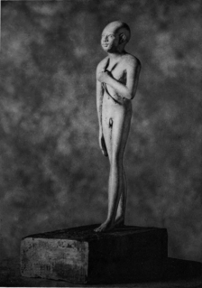 Image not available: ELECTRUM STATUETTE OF A YOUTH

XVIIITH DYNASTY: PERIOD OF AMENHETEP I.