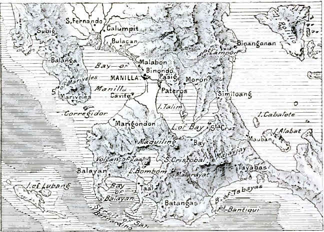 Diagram of Manila Bay