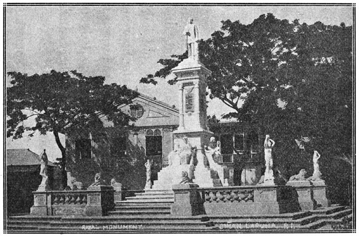 Rizal Monument, Biñan. It stands in front of Rizal’s maternal grandfather’s house
