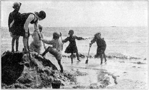 Children on the beach