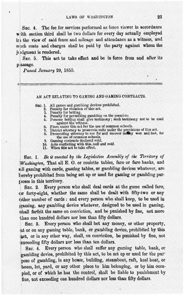 Acts of the Legislative
Assembly of the Territory of Washington, ... continued