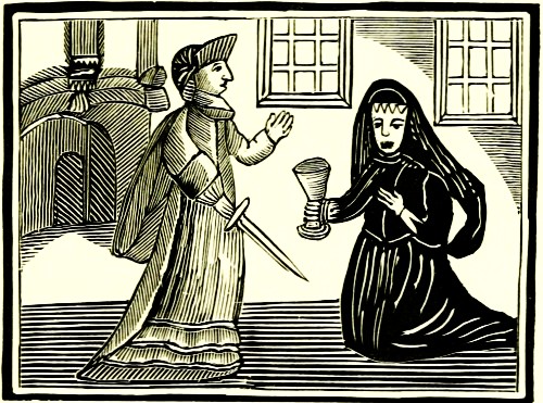 Shewing her being poisoned by Queen Eleanor
