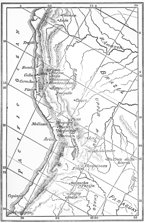 II.&mdash;Map of the Viceroyalty of Peru, including Upper
Peru.