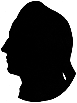 Scherenschnitt von Goethe Scherenschnitt von Goethe