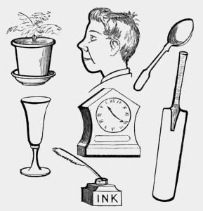 plant,
profile, spoon, clock, and other results of Retsch's outlines