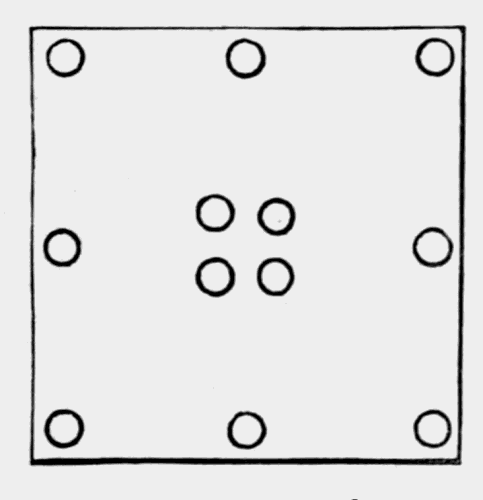 plan of the
Square and Circle Puzzle before cutting