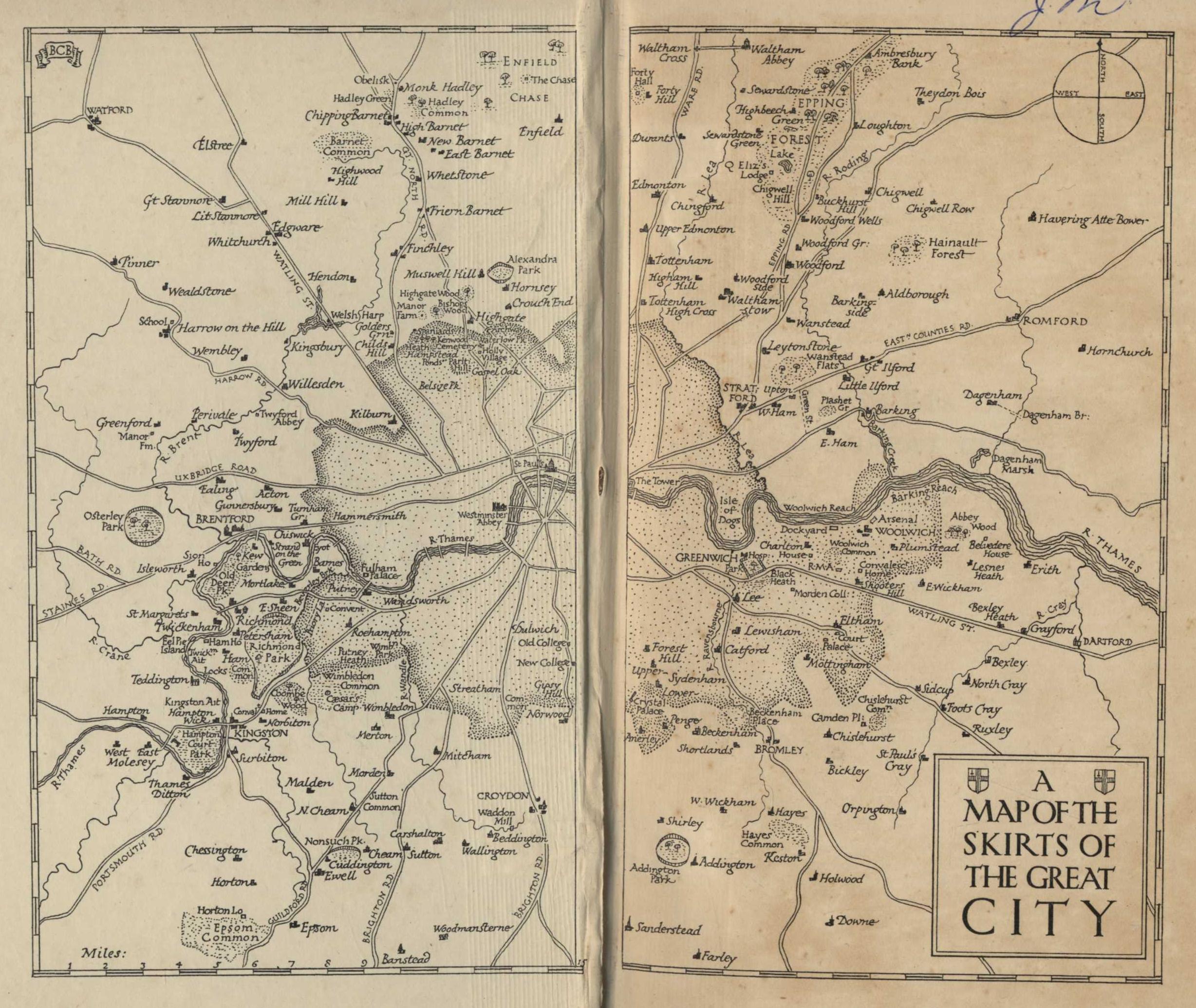 Penge New Beckenham 1896 London repro 15-NE Old map Sydenham Crystal Palace 