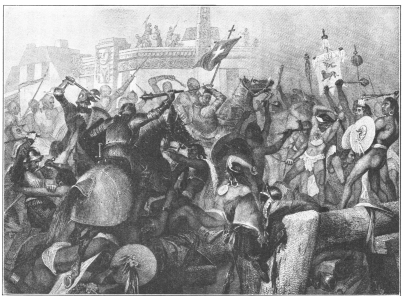The capture of the City of Mexico by Cortes

{94}From the painting by Alonzo Chappel