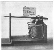 Morse’s first telegraph sounder
