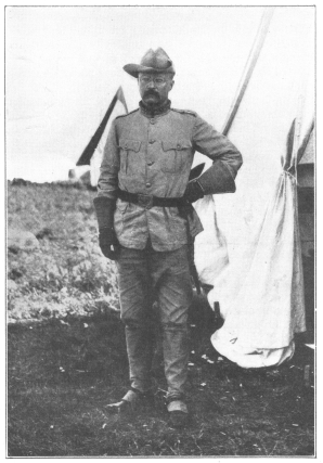 Theodore Roosevelt as Colonel of the Rough Riders.