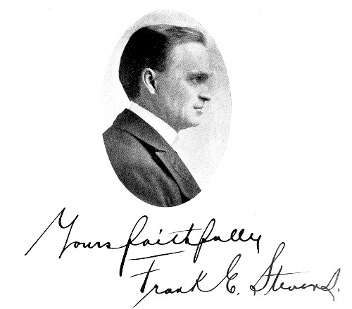 Yours faithfully Frank E. Stevens