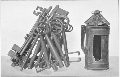 Deacon Brodie’s Dark Lanthorn and False Keys.

(From the originals in the Museum of The Society of Antiquaries of
Scotland.)