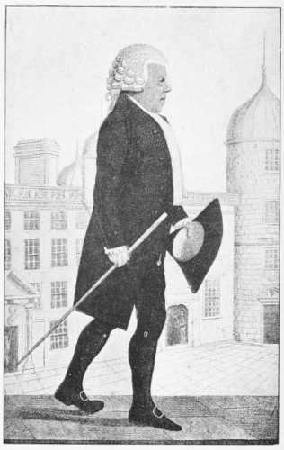 The Lord Advocate (Ilay Campbell).

(Showing the old Parliament House.)

(After Kay.)