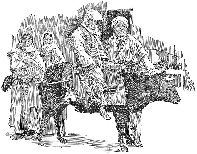 Armenian Peasants Fleeing to Russia.