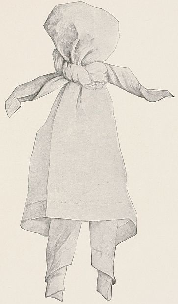 doll made drom handkerchief, no face