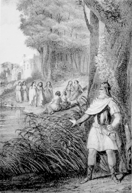 El rey permaneci� inm�vil y fascinado.