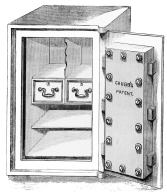 CHUBB’S NEW PATENT SAFE, WITH T-IRON FRAME

To face page 36