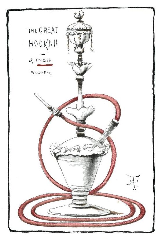 THE GREAT HOOKAH of INDIA SILVER