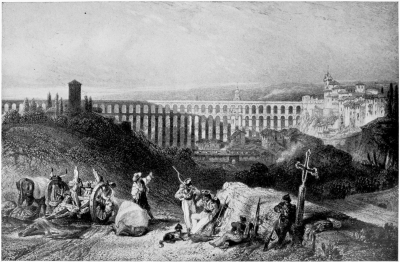 Image not available: A VIEW IN SEGOVIA.

From the engraving by D. Roberts after the painting by J. Cousin.