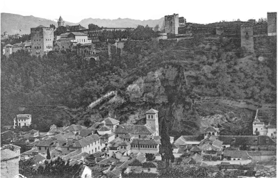 Image not available: View of the Alhambra and the Sierra Nevada, from the
Church of San Nicholas, on the Albaicin.