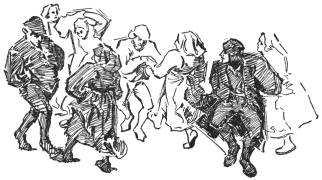 Image not available: Dance of Peasants.

After a sixteenth-century engraving.
