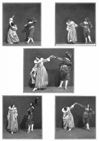 Image not available: Seventeenth Century Court Dances

Mr. John Murray Anderson and Miss Margaret Crawford

The Tordion (1, 2)&mdash;The Pavane (3, 4, 5)

To face page 48