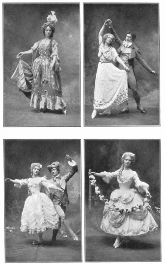 Image not available: Photos by Mishkin, N. Y.

Mme. Genée in Historical Re-creations and M. Volinine

Sallé (1)—The Waltz (2)—Camargo (3)—Guimard (4)