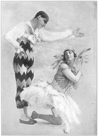 Image not available: Mlle. Lydia Kyasht and M. Lytazkin

“Harlequin and Blue-bird”

To face page 247

