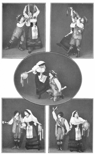 Image not available: “La Ciociara”

Opening promenade (1, 2)&mdash;End of promenade (3)&mdash;He has “made eyes” at a
spectator (4)&mdash;Opening of dance (second movement) (5)

To face page 160