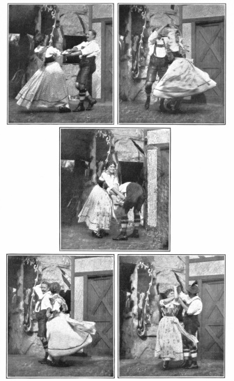 Image not available: The “Schuhplatteltanz”

Herr and Frau Nagel

A swing

A turn

A turn, man passing under a woman’s arms

A swing, back-to-back

The mirror

To face page 186