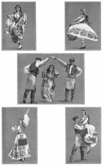 Image not available: The “Kolo” of Servia

Madame Koritiç

Start of a turn
Progress of a turn
A bridge of arms
An emphasis
A lift

