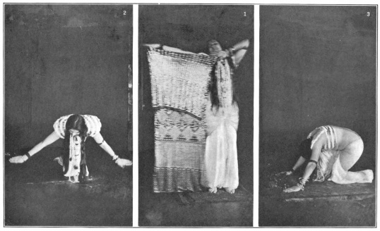 Image not available: Arabian “Dance of Greeting”

By Zourna

Called upon to dance, she reveals herself (1)&mdash;Salutation (2)&mdash;Profile
view of same (3)