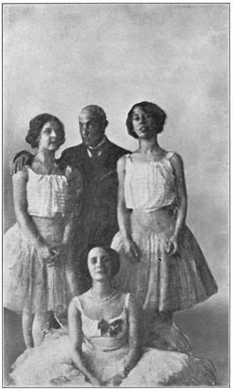 Image not available: Mlle. Lopoukowa
Mlle. Nijinska
Mlle. Pavlowa

With the famous instructor, Sr. E. Ceccetti. From an amateur photograph
taken in their student period.

To face page 246