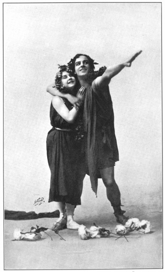 Image not available: Mlle. Lydia Lopoukowa, M. Mikail Mordkin, in a Bacchanal

To face page 252