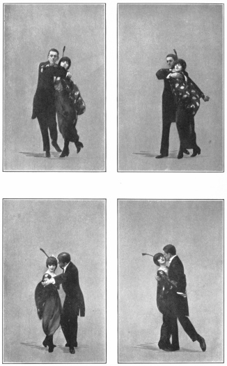 Image not available: The “Tango”

The Reverse (semi-open position) (1)&mdash;The regular Tango walking step
(2)&mdash;[1 and 2 apply also to the One-step Eight