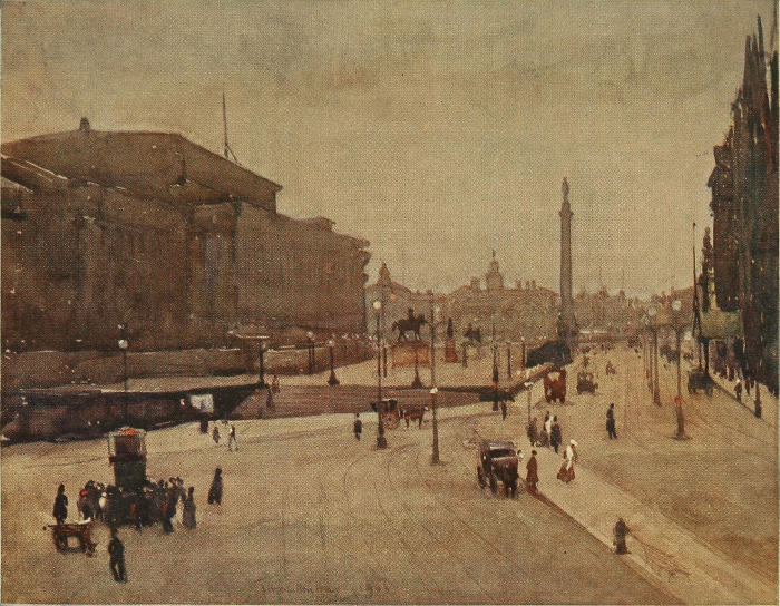 Lime Street, With Wellington Monument