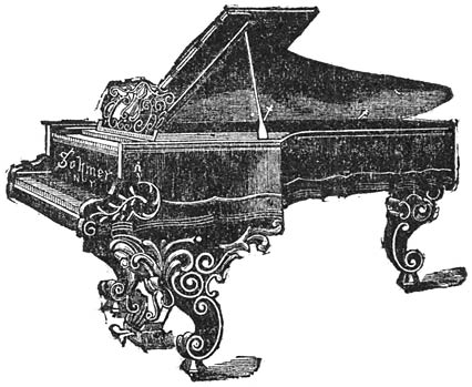 Grand piano.
