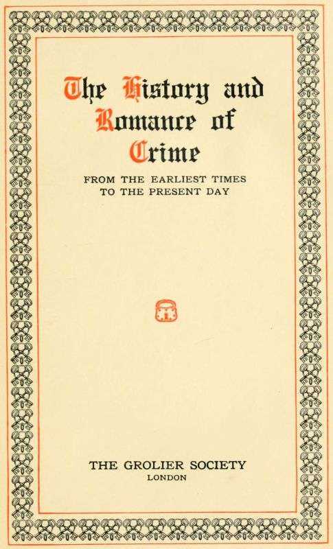 485px x 800px - The Project Gutenberg eBook of The History and Romance of Crime. Chronicles  of Newgate, Vol. 1, by Arthur Griffiths.