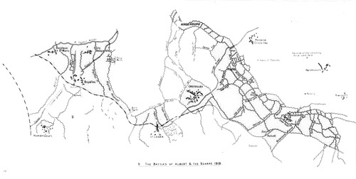 Illustration: Battles of Albert and Scarpe 1918