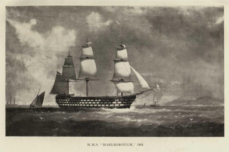 H.M.S. "MARLBOROUGH," 1861