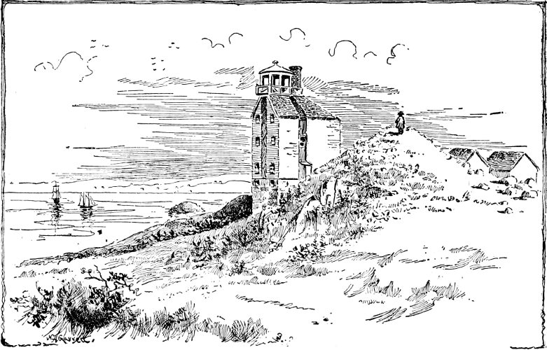 THE LIGHTHOUSE, WITH D&Eacute;BRIS OF OLD WORKS.