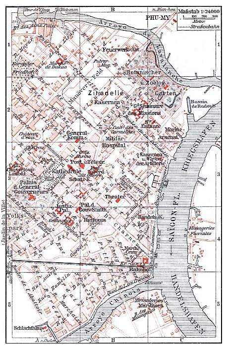 Plan von Sa&iuml;gon.