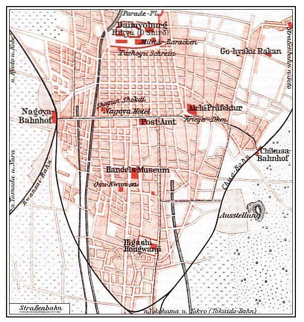 Plan von Nagoya.